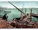 Fishing North Beach San Francisco California CA 1908 DB Postcard W12 - $2.92