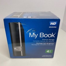 WD My Book 4 TB New Sealed USB 3.0 Desktop External Premium Storage Hard Drive - $104.23