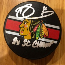 CHICAGO BLACKHAWKS DAVE BOLLAND Auto Official NHL Game Hockey Puck 2X SC... - £77.86 GBP