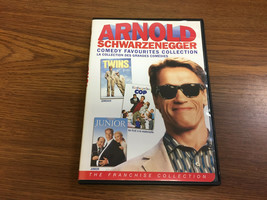 3 Arnold Schwarzenegger Movies DVD Twins / Kindergarten Cop / Junior - £5.76 GBP