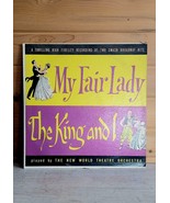 My Fair Lady The King and I Broadway Soundtrack Vinyl Record LP 33 RPM 12&quot; - $302.09 MXN