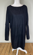 fantastic fawn NWOT women’s long sleeve midi sweater dress size S black R11 - £8.40 GBP