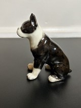 Vintage Boston Terrier Dog Figurine Statue Mid Century - $50.31