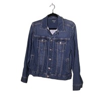 GAP KIDS Big Girls Size XXL Distressed Faded Button Front Jean Jacket Casual - £13.41 GBP