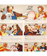 1957 Borden&#39;s Milk Elsie The Cow Advertisement Dairy Vintage Comic DWJJ2 - $733.58 MXN