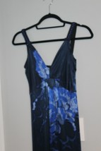 Elie Tahari Blue Floral Sleeveless Maxi Dress Size Women&#39;s S/P - £42.92 GBP