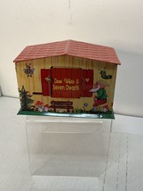 CLASSIC ALL TIN GERMAN-STYLE SNOW WHITE MINI COIN BANK WITH KEY - $20.00