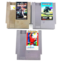 (3) Nintendo NES Games: RoboCop, Big Foot, Flying Dragon - Vintage - CG / VGC - £24.84 GBP