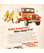 1966 Kaiser Jeep V6 Advertisement Hurricane 4 Automobilia Outdoor Truck ... - $41.12 CAD
