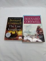 Lot Of (2) Fantasy Bernard Cornwell Novels The Last Kingdom Excalibur - £25.22 GBP