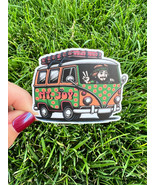 Mt. Joy Astrovan Retro Orange Green Red Flowers Vinyl Sticker Slap Matte... - $3.43