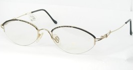 Vintage Etienne Aigner EA455 49 Gold /MATT Black Eyeglasses Glasses 50-19-135mm - £58.39 GBP