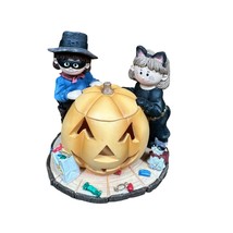 Vtg Zingle Berry Happy Halloween 2000 Figurine Votive Tealight Candle Ho... - $32.66