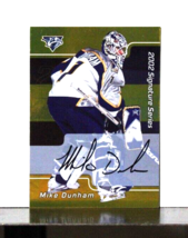2001-02 ITG Be A Player Signature Series Gold Vault Black Mike Dunham #093 Auto - £7.87 GBP