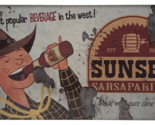Fallout Metal Tin Sign Sunset Saloon Sarsaparilla Official Collectible D... - $19.90