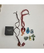 Mixed Lot Of Murano Glass Pendant Necklace Hand Blown Made In Italy Tota... - €63,78 EUR