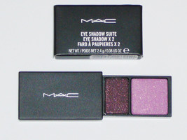 MAC Cosmetics Eye Shadow Duo Suite - Team Violets Purple - £15.67 GBP