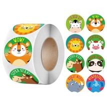 500pcs Cartoon Animals Stickers for Kids Classic Toys Sticker School Teacher - £9.58 GBP+