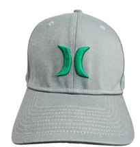 Hurley Truckers Baseball Fitted M L Cap Hat New Era 39Thirty Green Embroidered - £27.90 GBP