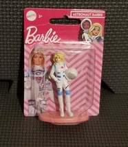 Barbie Mini Figure Toy/Cake Topper: Astronaut Barbie Mattel 2.5&quot; Inch Tall -NEW - £5.46 GBP