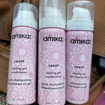 10 Bundle - Amika Reset Clarifying Gel 5 Shampoo &amp; Cooling 5 Conditioner... - £41.93 GBP
