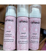 10 Bundle - Amika Reset Clarifying Gel 5 Shampoo &amp; Cooling 5 Conditioner... - £41.45 GBP
