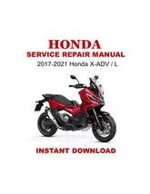 2017-2021 Honda X-ADV 750 / L Service Repair Manual - €6,94 EUR