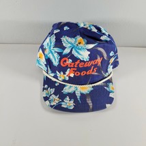 Gateway Foods Hat Rope Style Hawaiian Snapback 1990s VTG - £7.28 GBP