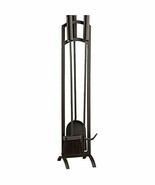 Panacea Black Matte Steel Fireplace Tool Set - €34,70 EUR