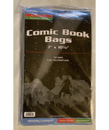 BCW 100 Resealable Current/Modern Comic Book Bags - Thick 7&quot; x 10 1/2&quot; 2... - £15.20 GBP