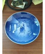 Bing &amp; Grondahl Blue Porcelain Christmas Plate 1979 White Christmas B&amp;G - $9.90