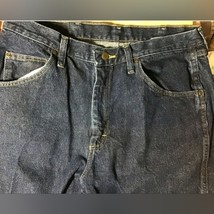 Wrangler 34x34 Regular Fit Jeans Blue Original Wrangler - $8.02