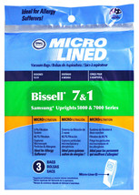DVC Bissell Plus Style 7 and 1 Micro Lined Vacuum Bags - £3.95 GBP