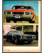 1968 &quot;CARS&quot; Magazine Color Print - Showing 2 - 1968 Oldsmobile 442 Cars A4 - $7.59