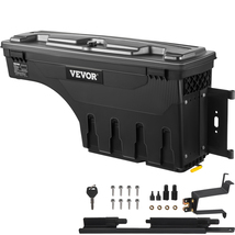 VEVOR Truck Bed Storage Box, Lockable Lid, Waterproof Box, Passenger Sid... - $103.99
