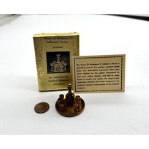 Vintage The House of Miniatures Collector&#39;s Series Brass Tray Decanter &amp;... - $12.19