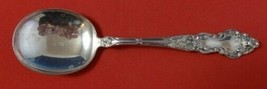 Meadow Rose by Wallace Sterling Silver Gumbo Soup Spoon 6 3/4&quot; Vintage Flatware - £69.57 GBP
