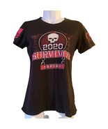 Grunt Style Top Womens Medium Black Short Sleeve Survivor NWOT - $17.63 CAD