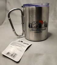 Ozark Trail Adventure Awaits Stainless Steel Mug with Lid and Carabiner Handle - £11.47 GBP