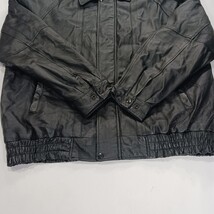 Vintage Hind Men's Black Motorcycle Jacket Genuine Leather Heavyweight Lined XL image 15