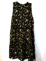 Derek Heart Juniors Black Multicolor Floral Tiered Layer Sleeveless Dress M 400 - £10.35 GBP