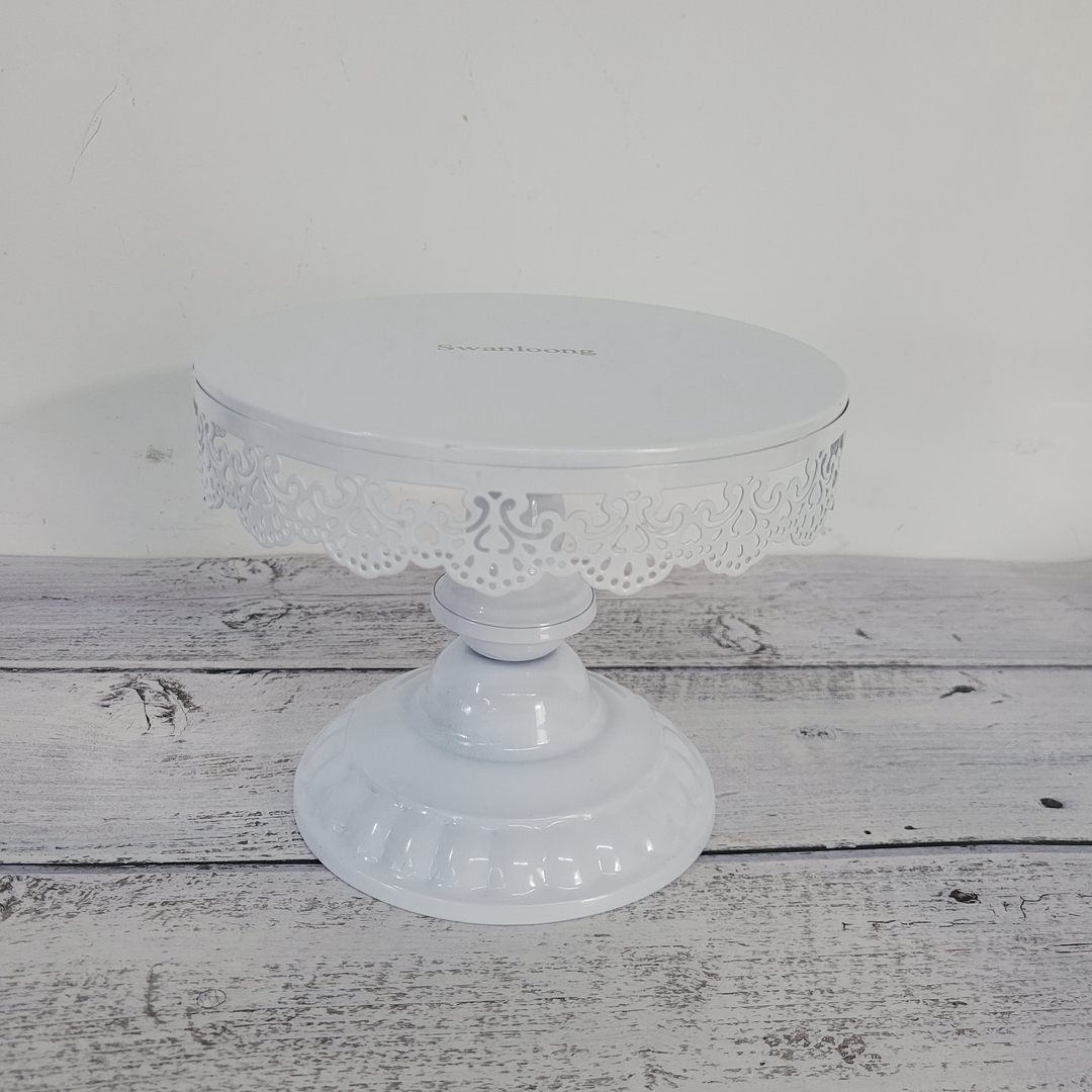 Primary image for Swanloong Cake rests White lace cake stand, beautiful and practical