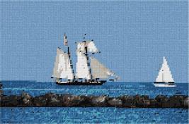 Pepita Needlepoint Canvas: Sailing, 12&quot; x 8&quot; - £67.43 GBP+