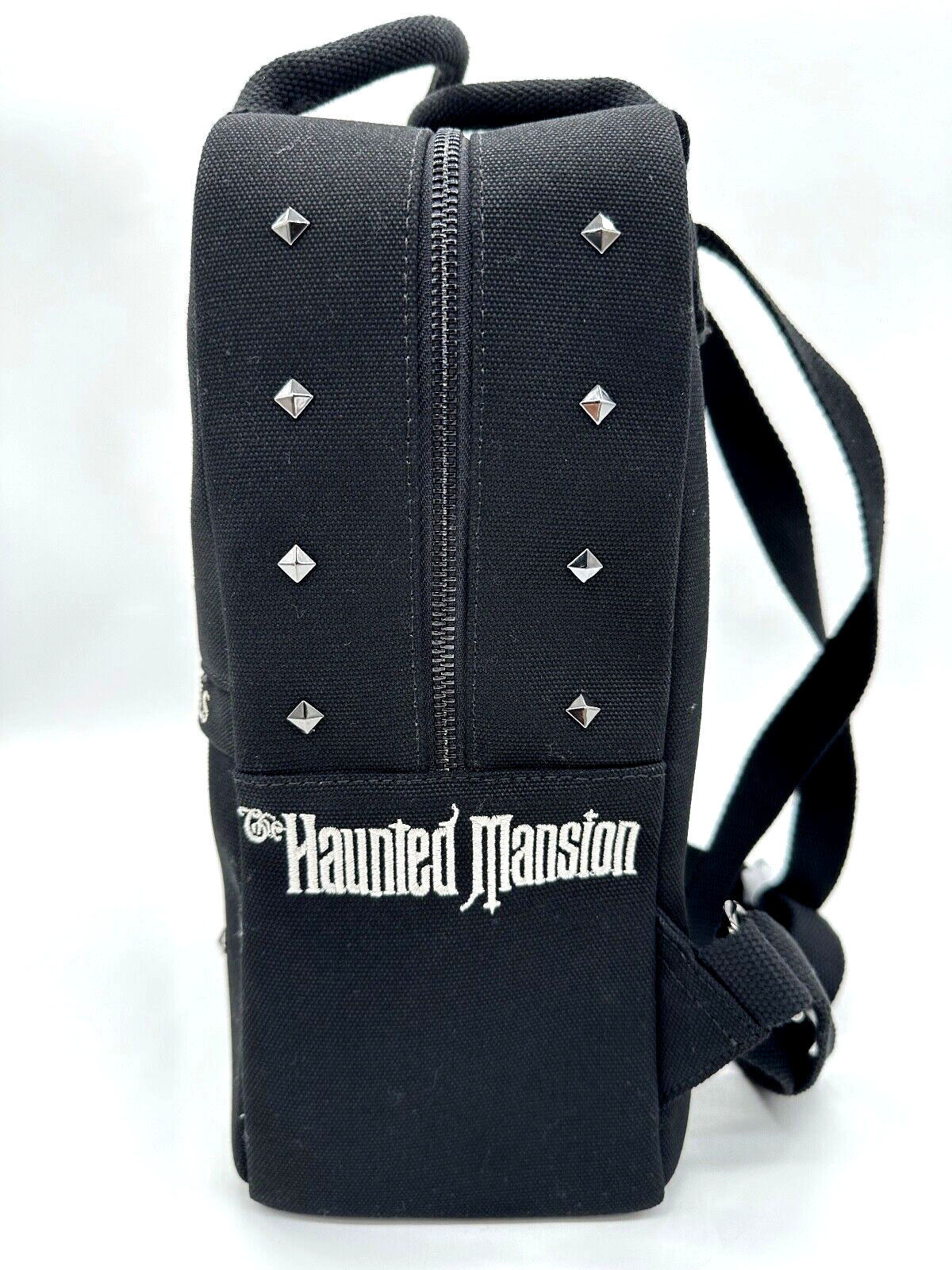 Disney Parks Loungefly Haunted Mansion Canvas Backpack Leota Hatbox Ghost 2024 Item image 3