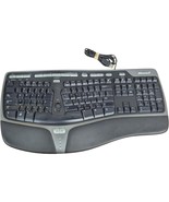 Microsoft Natural Ergonomic USB Wired Black Keyboard 4000 V1.0 KU-0462 - $73.11 CAD