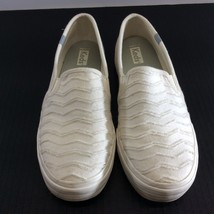 Keds Softerra Off White Slip On Sneakers Size 8.5 - £15.78 GBP