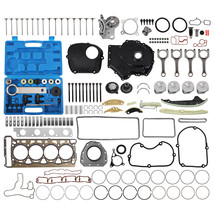 Pistons Timing Chain Kit for Audi VW Jetta CCTA GTI A4 Q5 CAWB CAEB CDNB... - $400.41