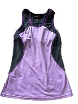 Reebok Girls Youth Racerback Tank Top Sleeveless Purple/Gray Size Large - €7,70 EUR