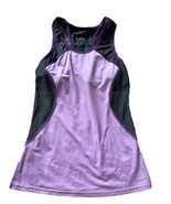 Reebok Girls Youth Racerback Tank Top Sleeveless Purple/Gray Size Large - €7,72 EUR