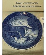 Vintage Royal Copenhagen Collectible Porcelain Plate 1976 Water Mill Box... - £10.99 GBP